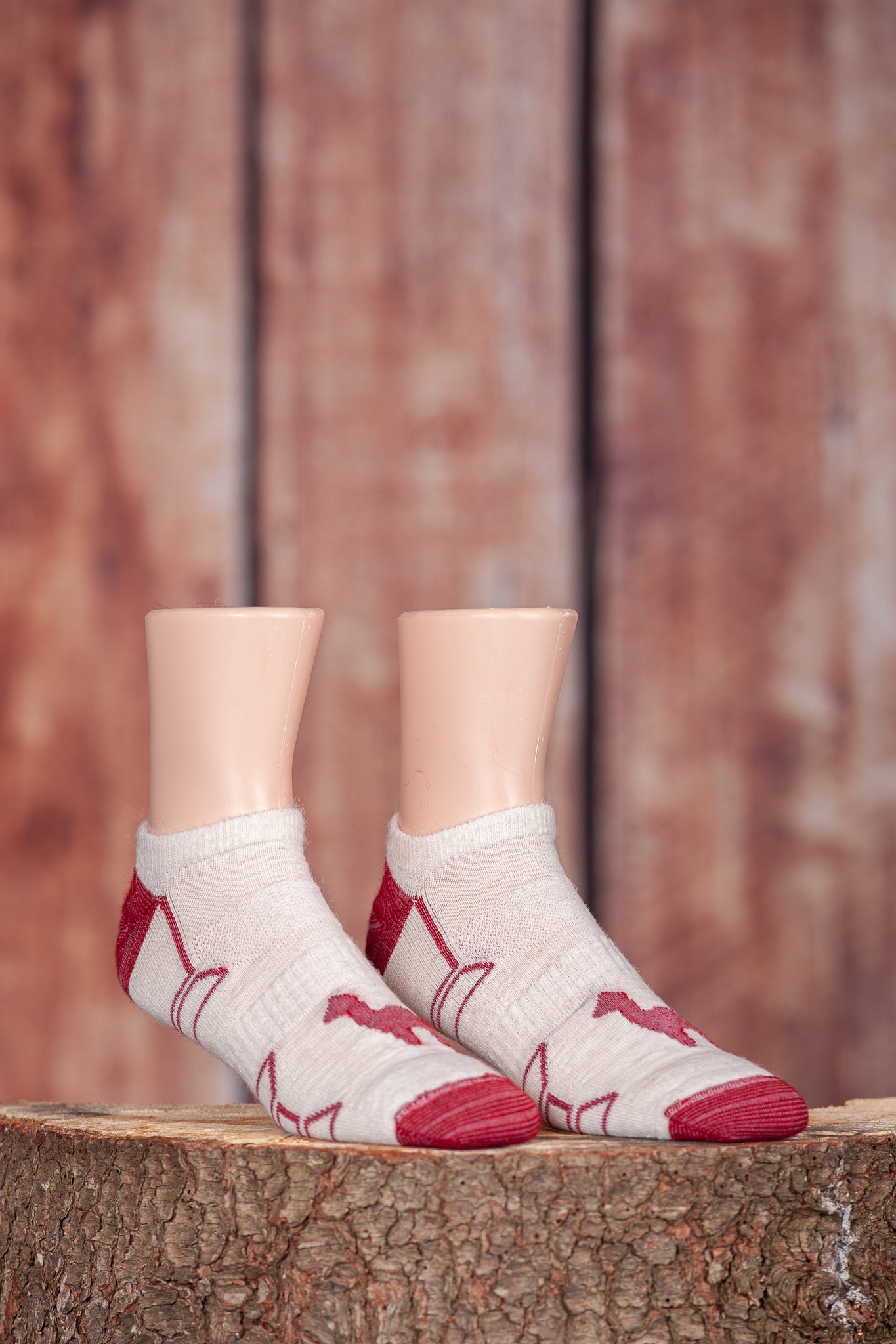 DNA Alpaca Shorty Sport Socks Red