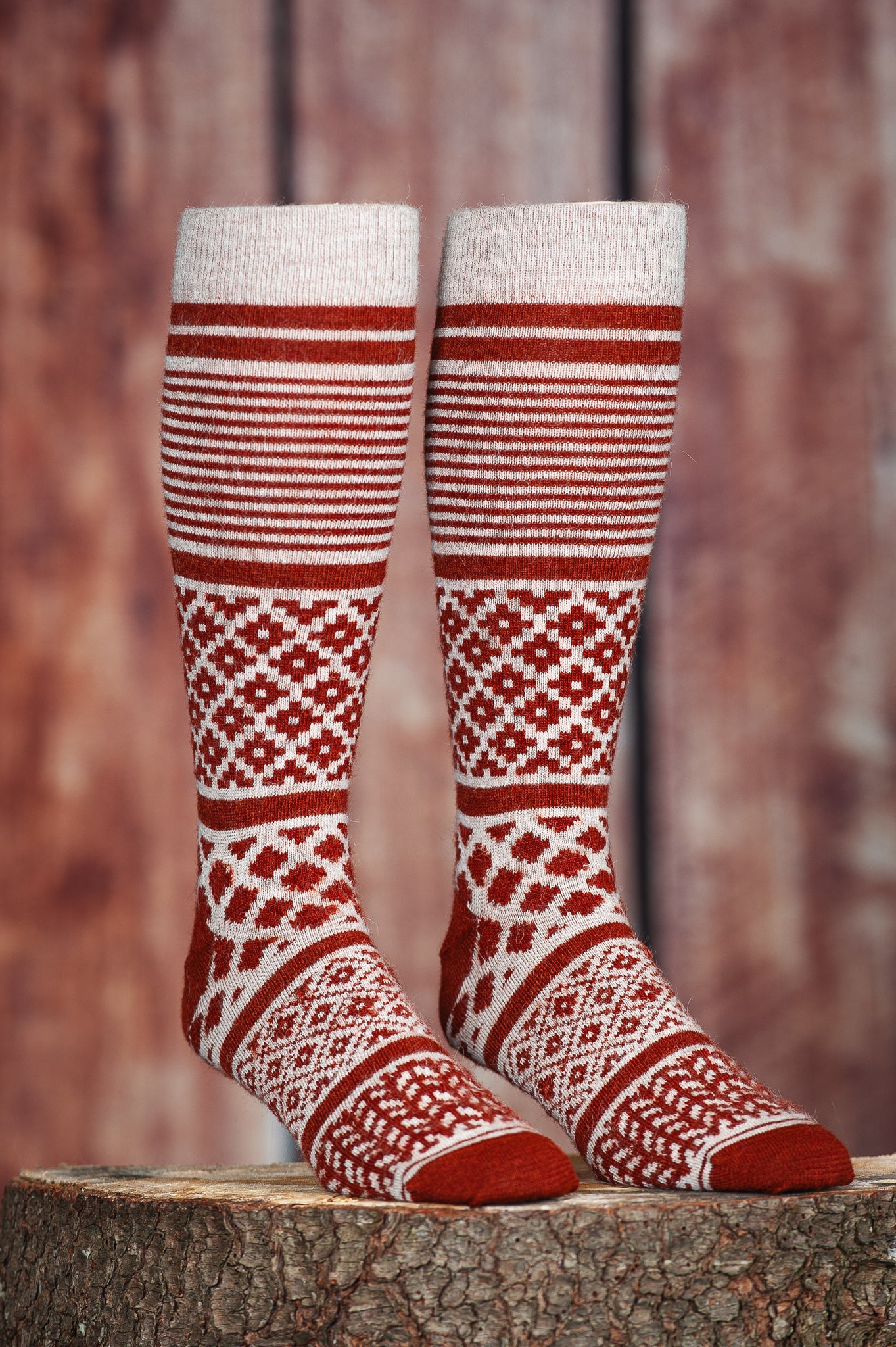 Knee-High Alpaca Socks - Funky Oxy