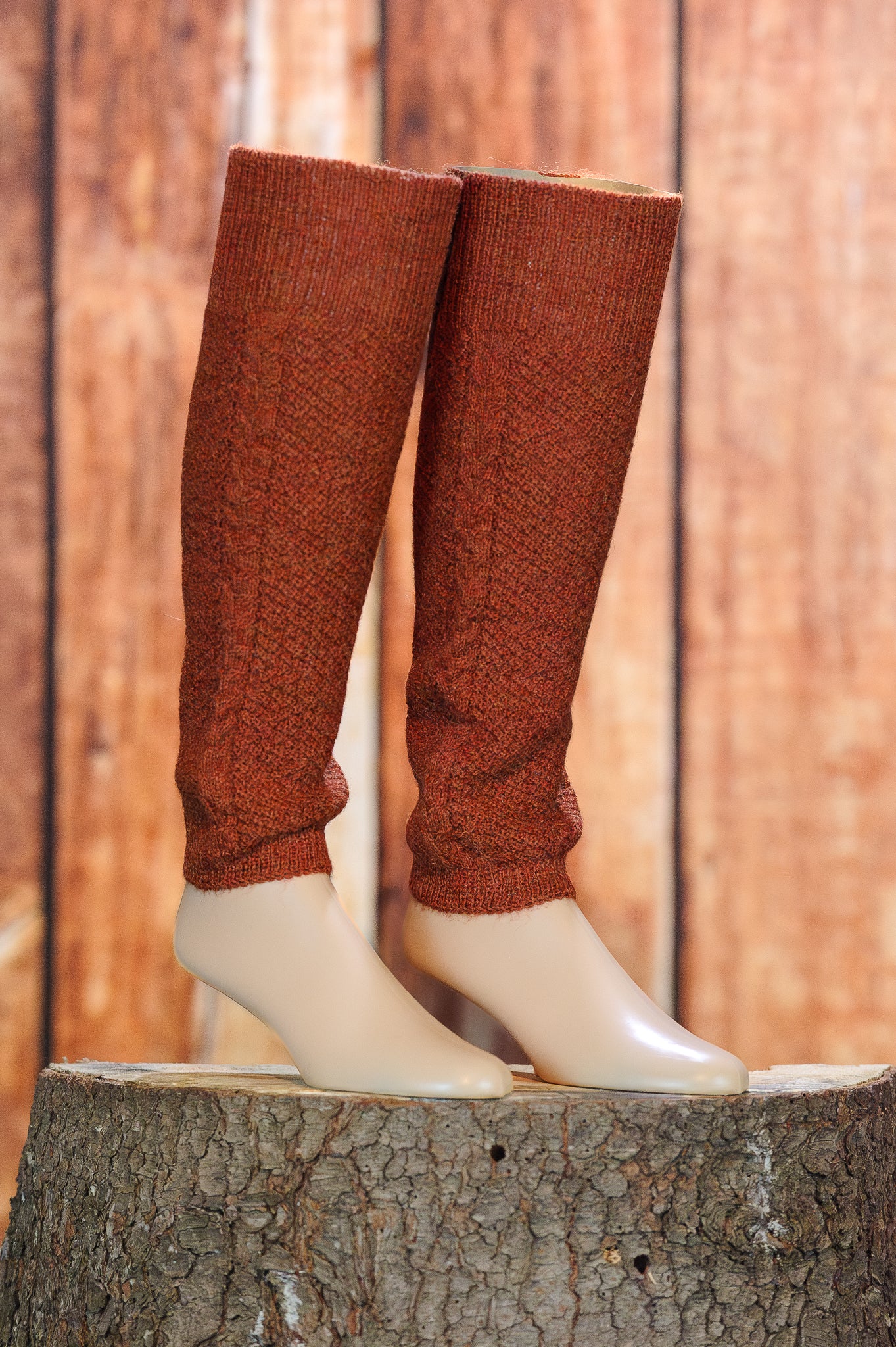 Jambieres en alpaga DNA - Rouille