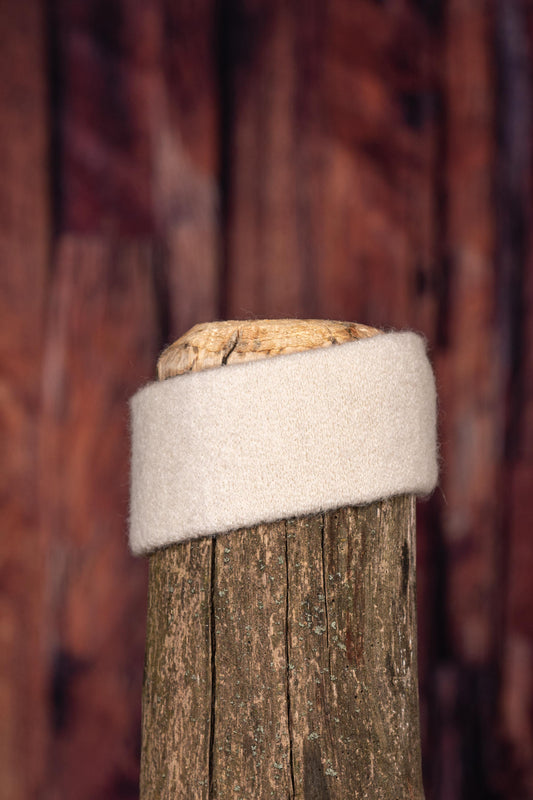 Plain Alpaca Headband - Natural