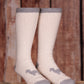 Thermal Alpaca Socks DNA White