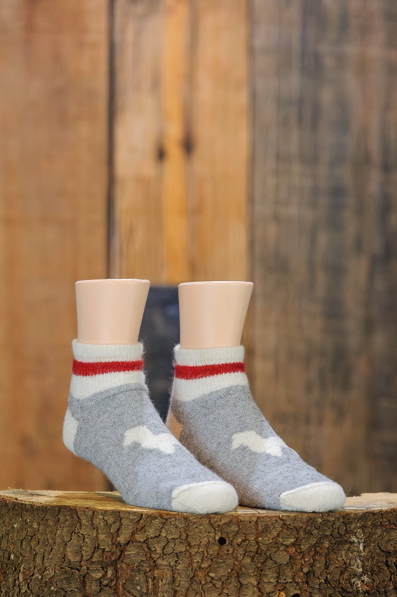 Bas pantoufle thermique en alpaga - classique