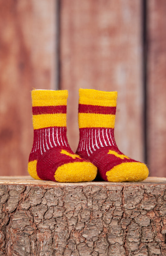 Tradition Alpaca Socks DNA Kaky - Children