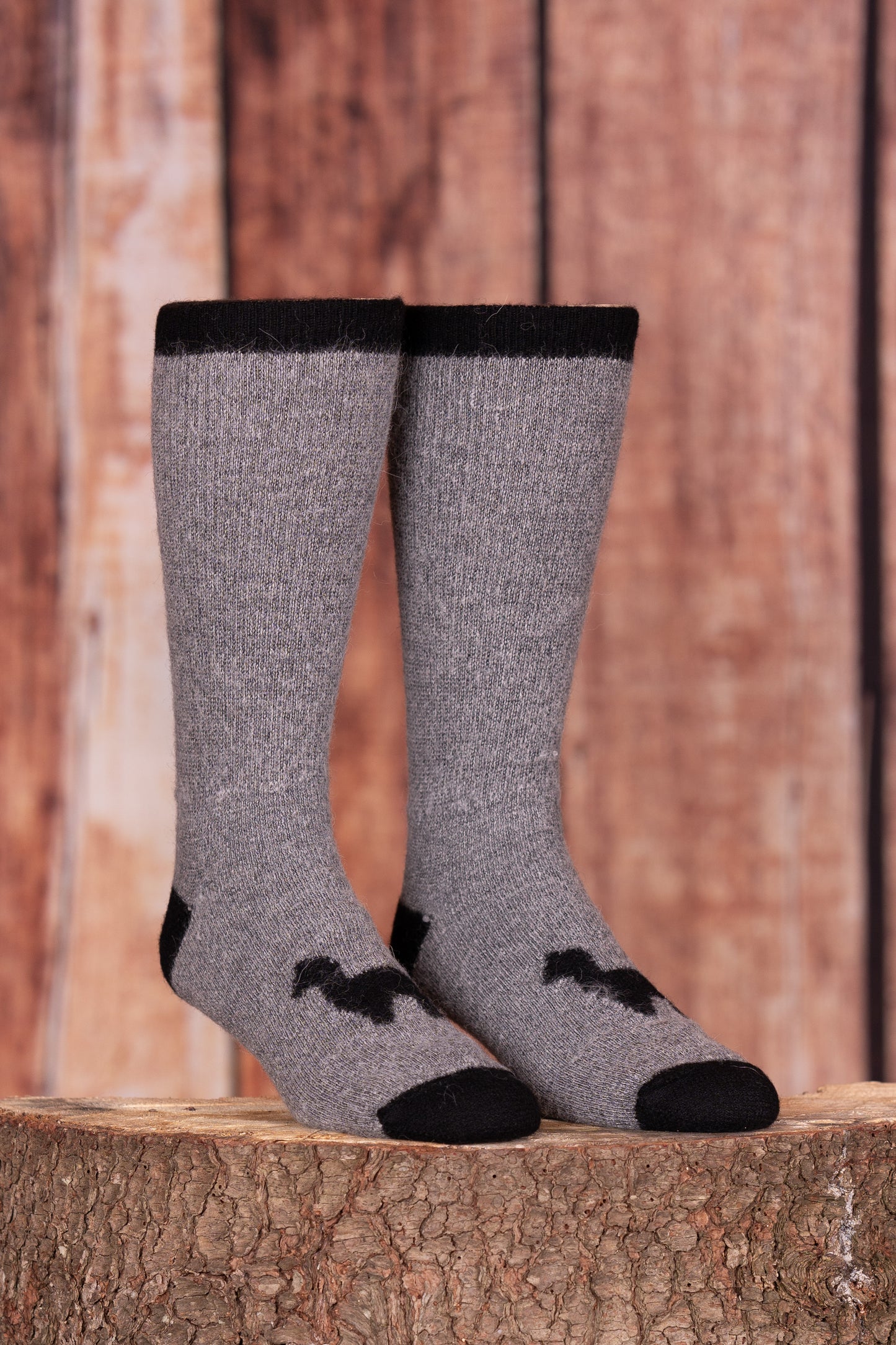 Thermal Alpaca Socks DNA Gray