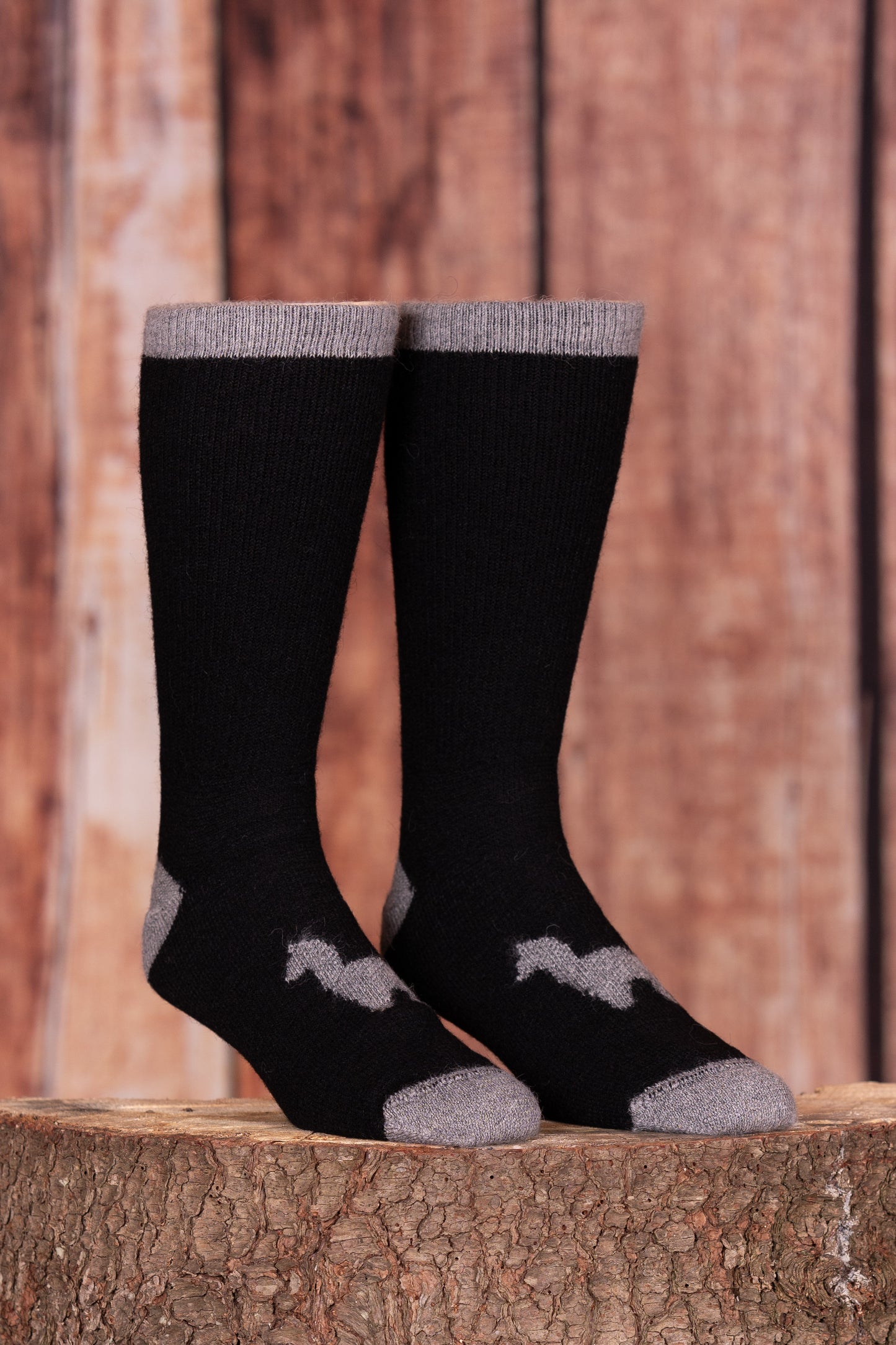 Thermal Alpaca Socks DNA Black