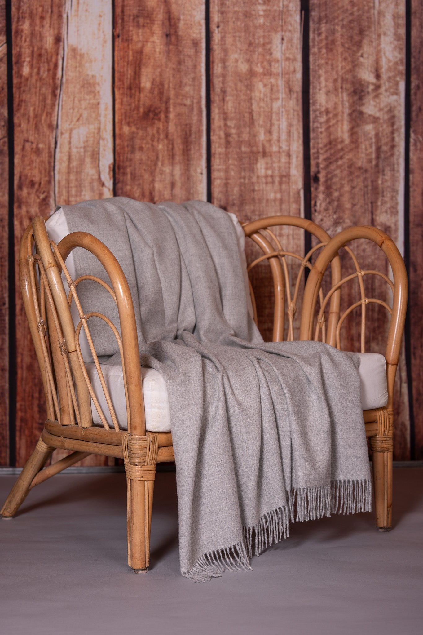 Alpaca Throw - Grey