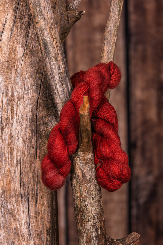 # M707 - Skein, 100% Baby Alpaca -  Burnt Orange