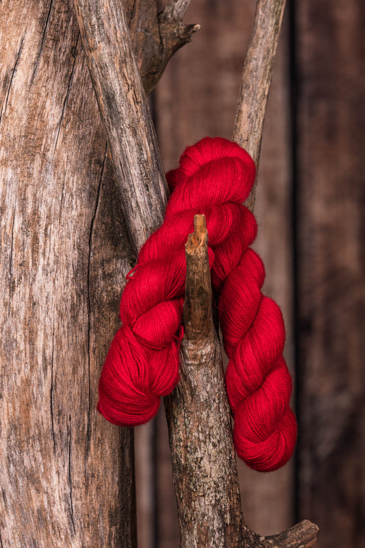 # RJ2055 - Skein, 100% Baby Alpaca -  Fire Red